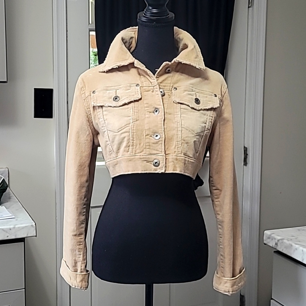 ACCESS Crop Corduroy Jacket